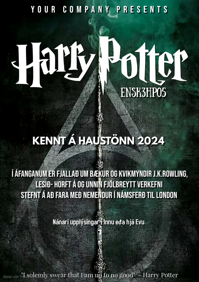 Harry Potter auglýsing