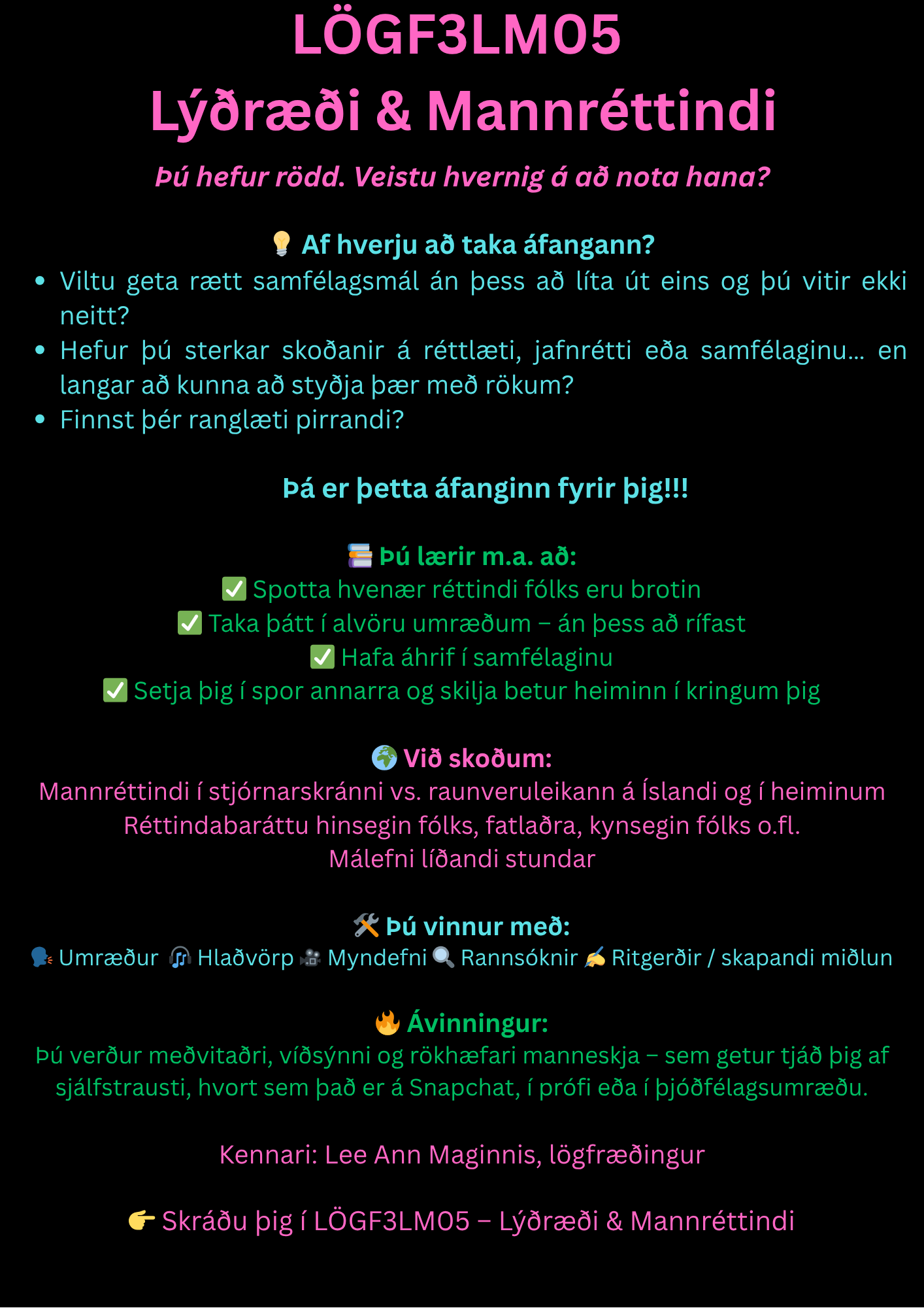 Lögfræði Lögfræði auglýsing