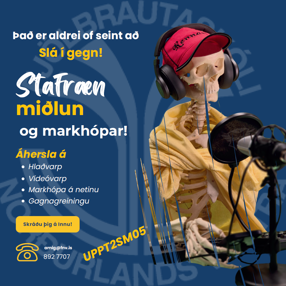 Stafræn miðlun auglýsing