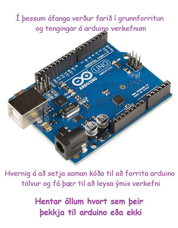 Arduino forritun auglýsing