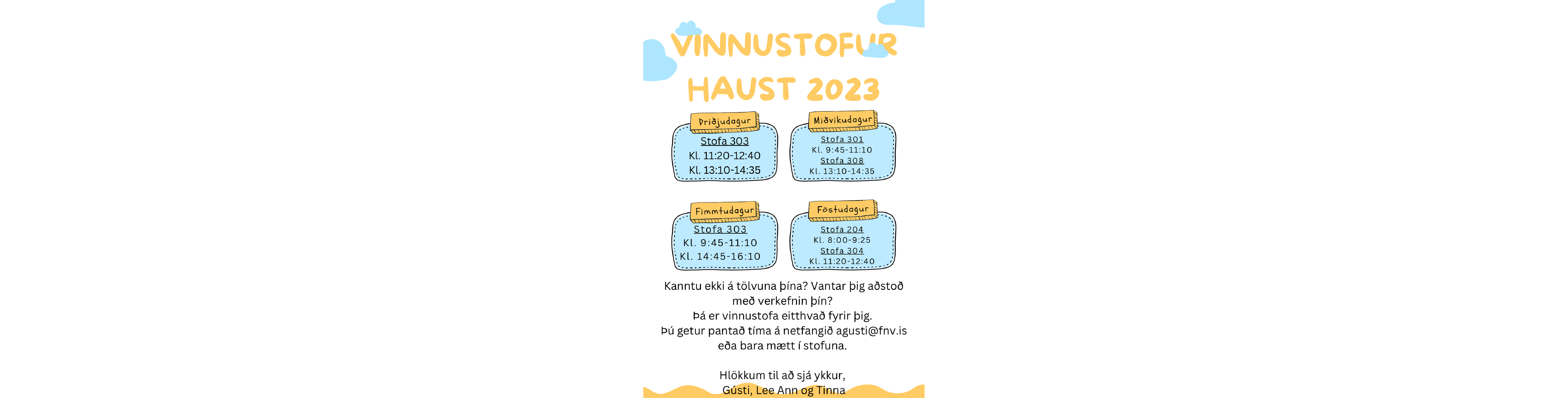 Vinnustofur
