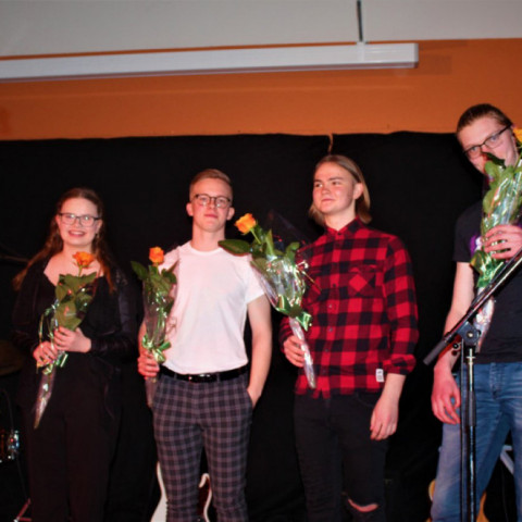 Mynd frá Söngkeppni NFNV 2018