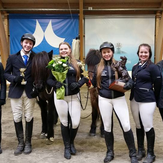 Lið FNV vann stigakeppnina á framhaldsskólamótinu í hestaíþróttum