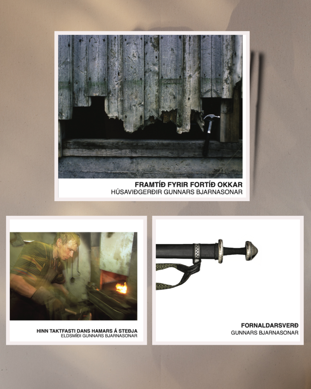 Bókagjöf til tréiðnaðardeildar - bækur um forn vinnubrögð í tré og járni