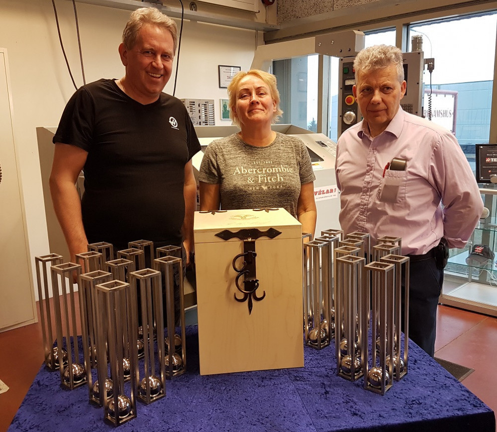 Verðlaunagripur Eddunnar kemur frá FNV