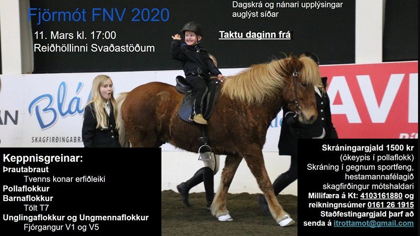 Auglýsing fyrir fjörmót FNV 2020