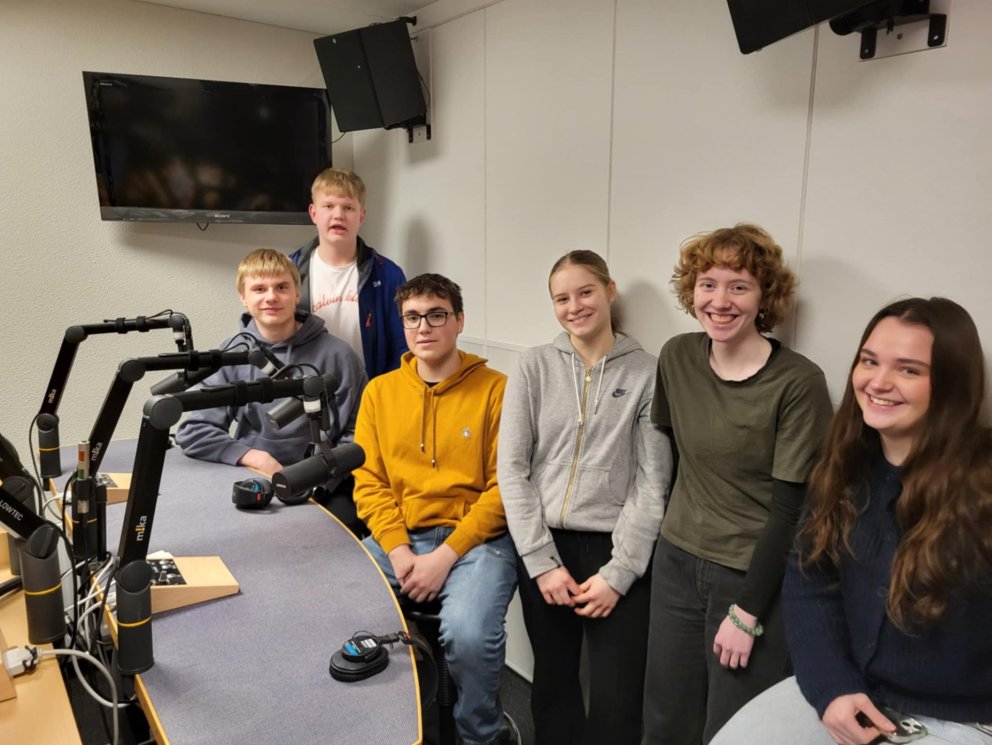 Gettu betur hópur FNV. Frá vinstri: Daníel Smári Sveinsson, Ingimar Eyberg Ingólfsson, Páll Pálmason&hellip;