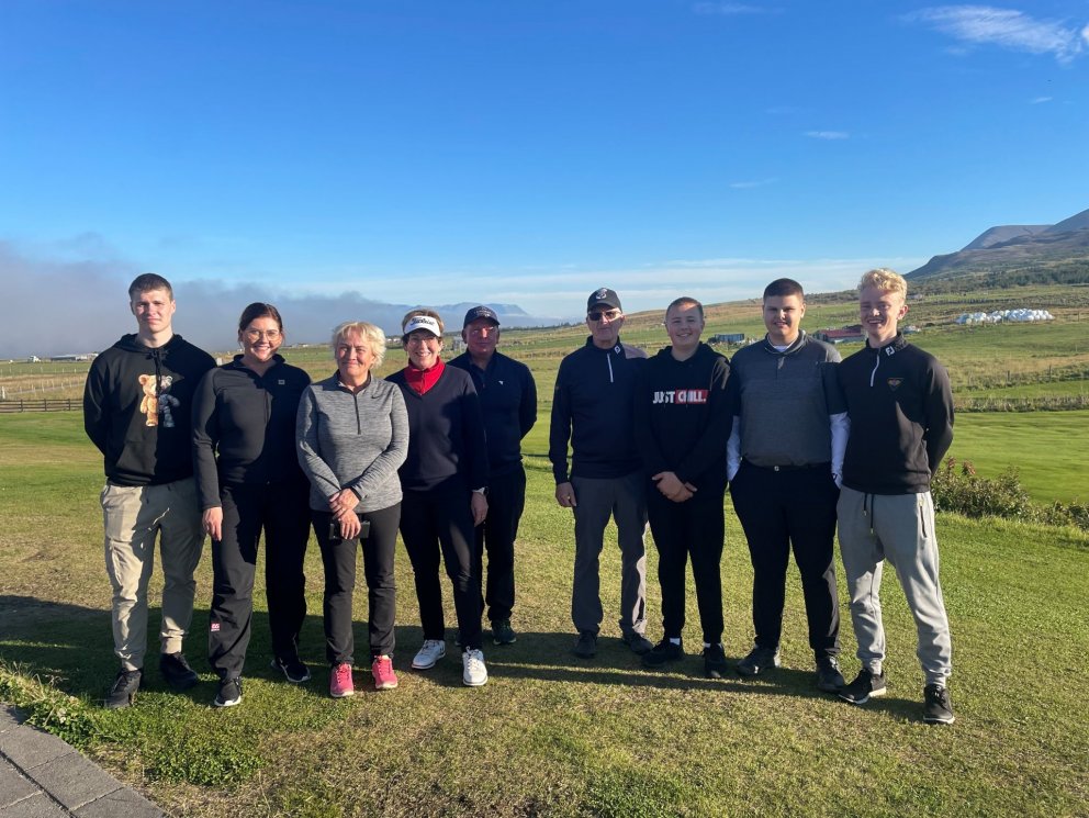 Keppendur á Golfmóti FNV