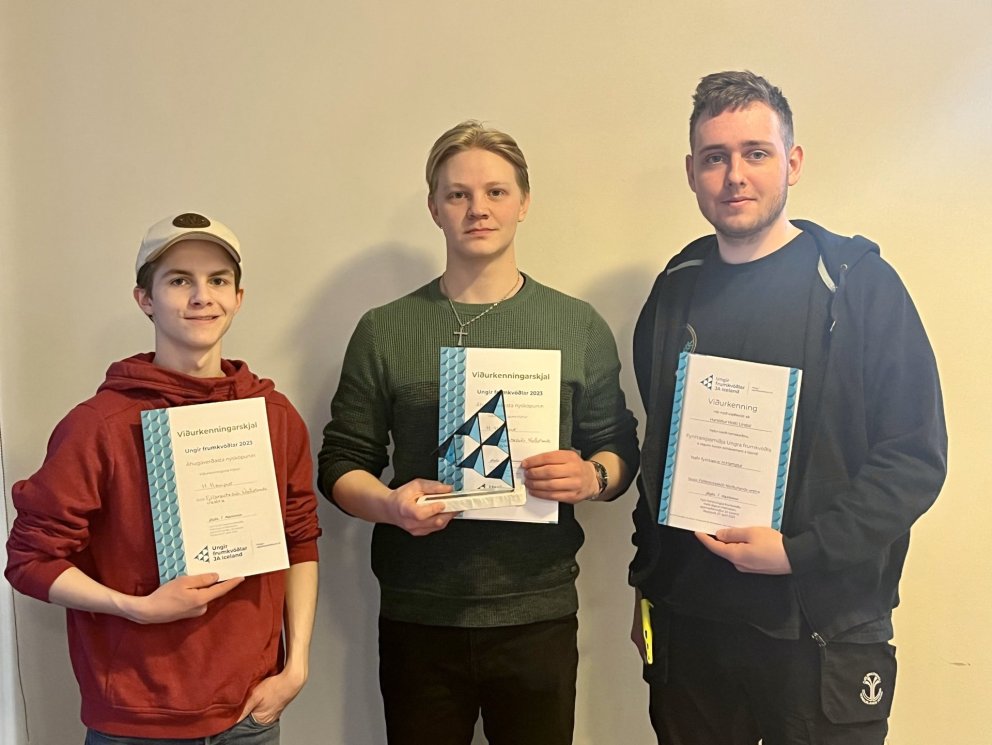 Finnur, Heiðar Birkir og Haraldur Holti