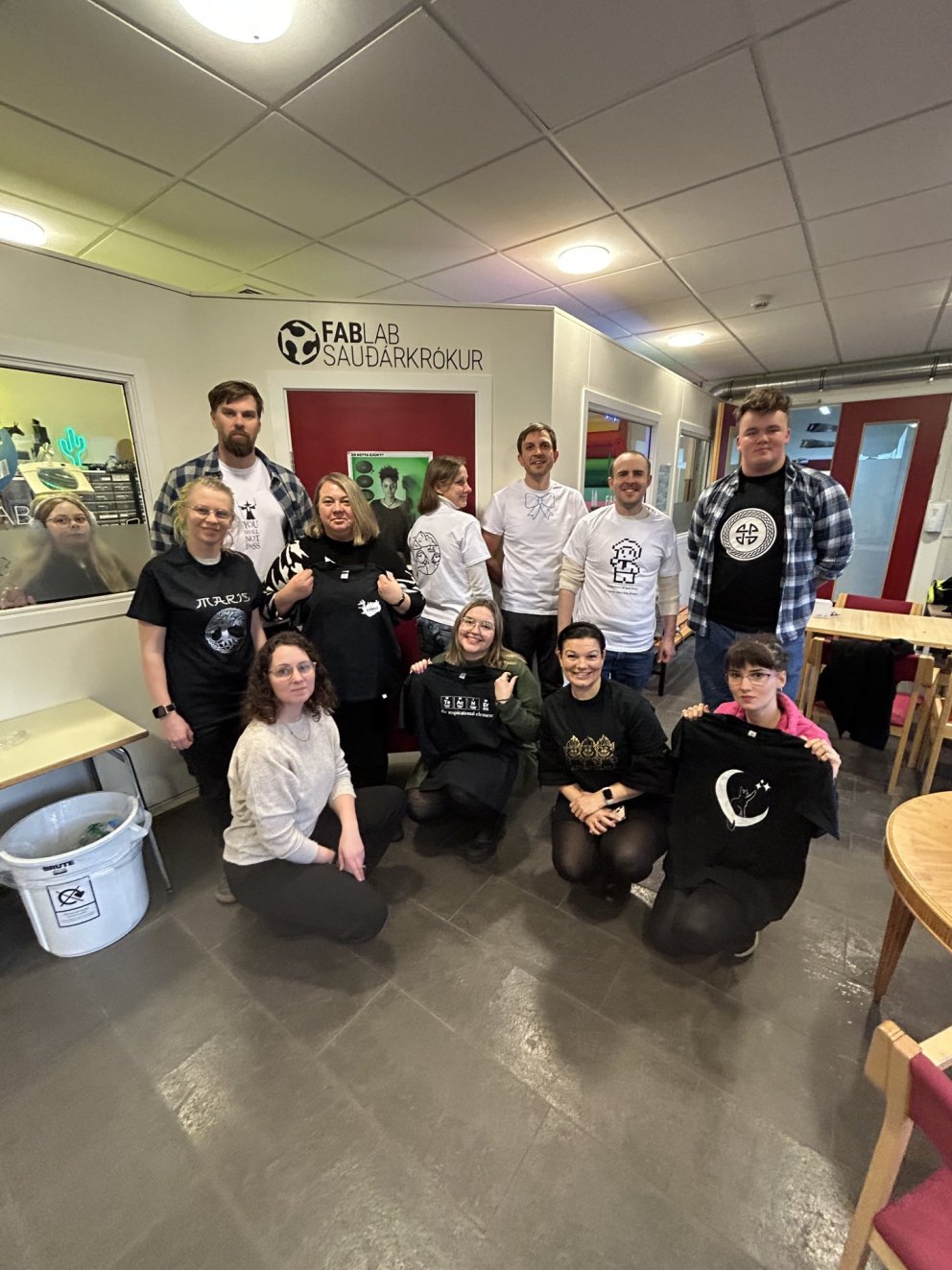 Gestirnir frá Eistlandi í Fab Lab