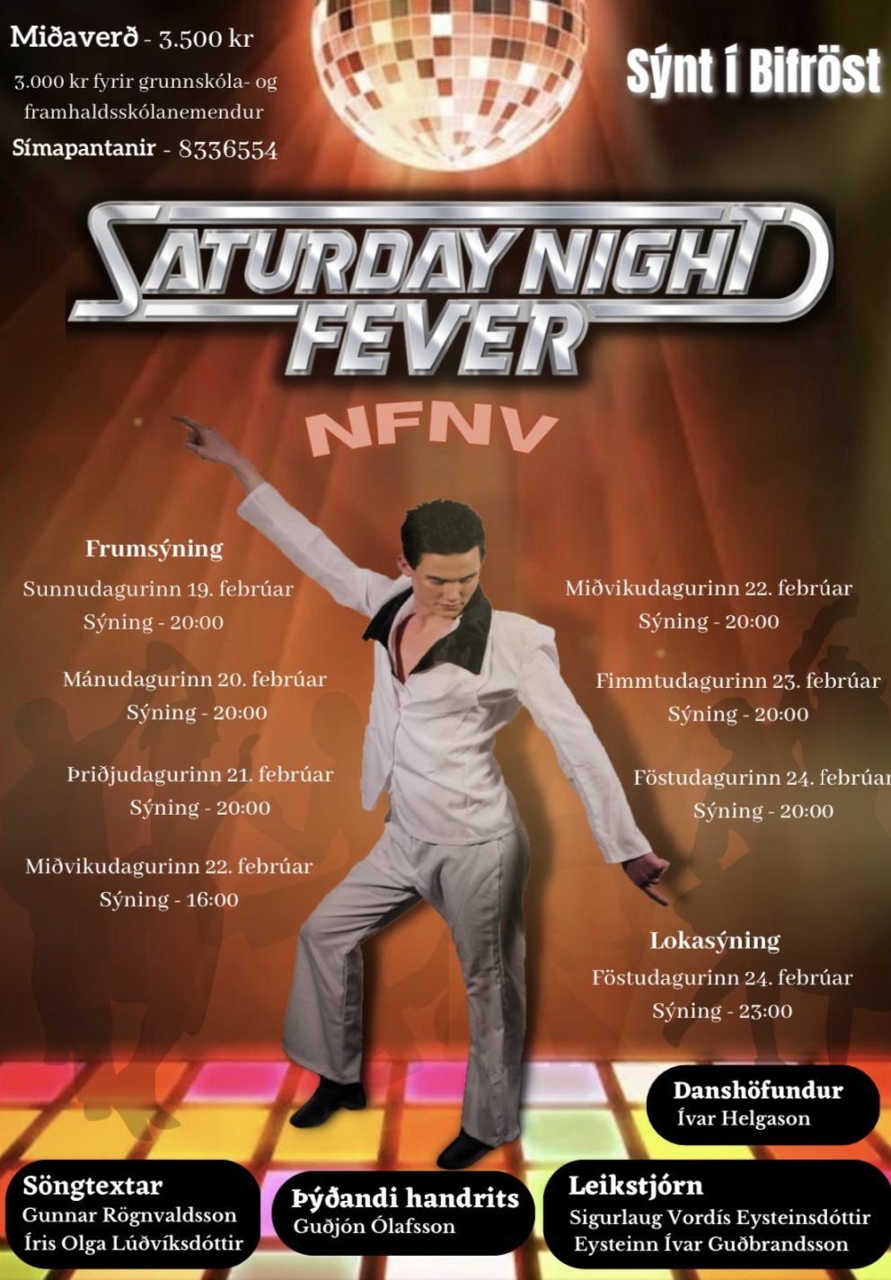 Auglýsing fyrir Saturday Night Fever