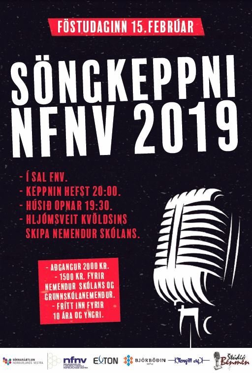 Söngkeppni NFNV 15. febrúar