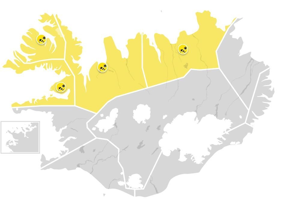 Mynd með frétt