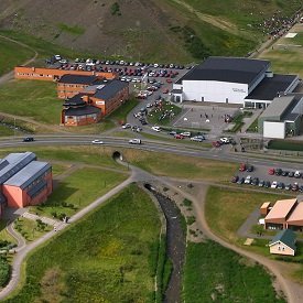 Mynd af skólasvæðinu