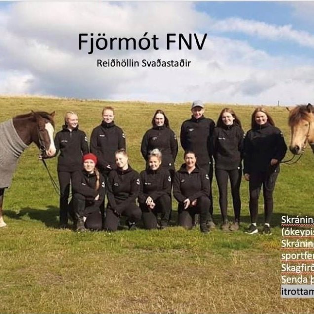 Auglýsing fyrir fjörmót FNV 2022