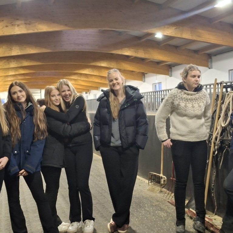 Vettvangsferð nemenda hestabrautar