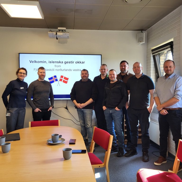 Skólaheimsókn kennara til Slagelse