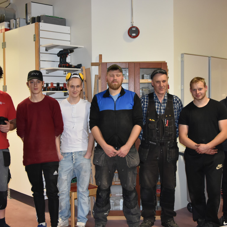 Próftakar í sveinsprófi