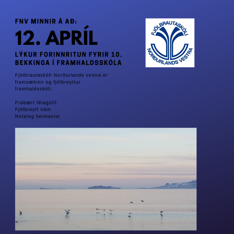 Innritun stendur yfir