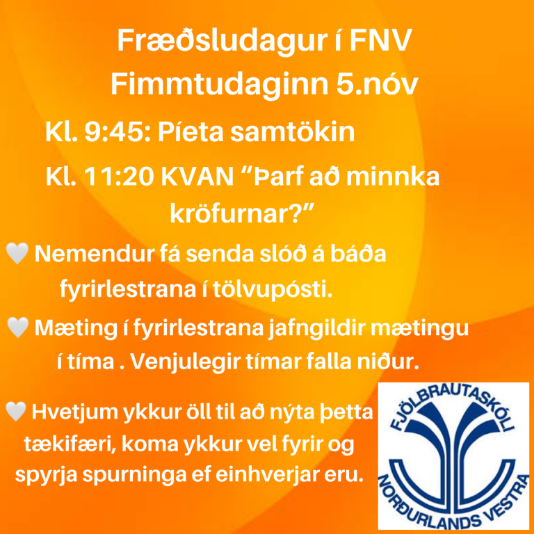 Auglýsing um fræðsludag