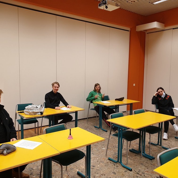 Frá æfingu Gettu betur liðs FNV