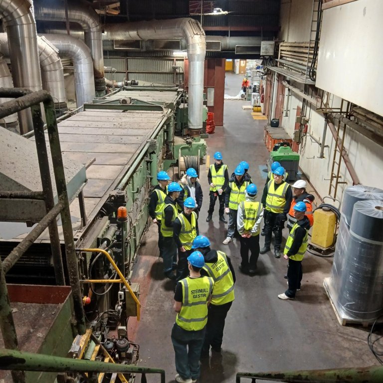 Heimsókn í Steinullarverksmiðjuna