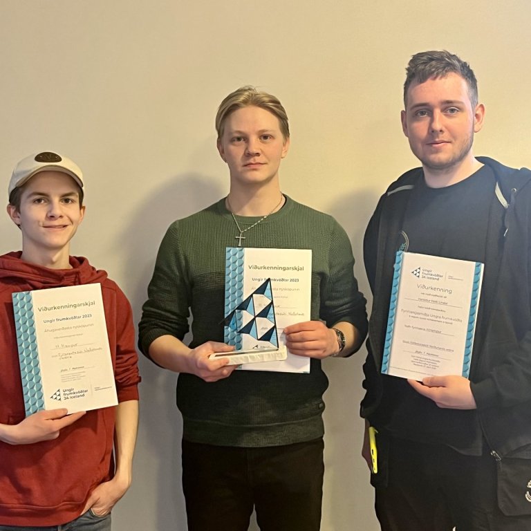 Finnur, Heiðar Birkir og Haraldur Holti