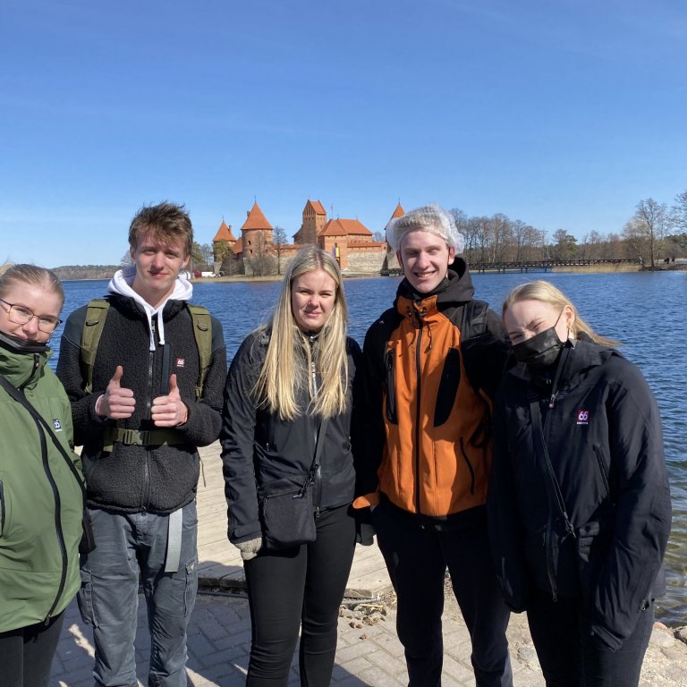 Nemendur í Erasmusferð til Litháen