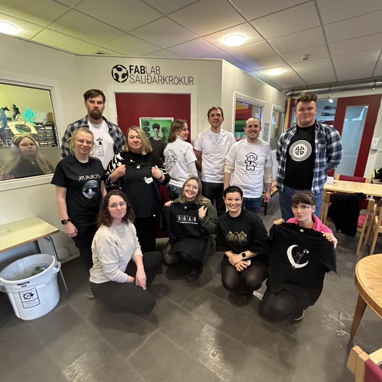 Gestirnir frá Eistlandi í Fab Lab