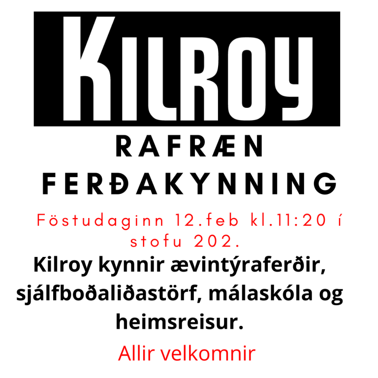 Kilroy ferðakynning