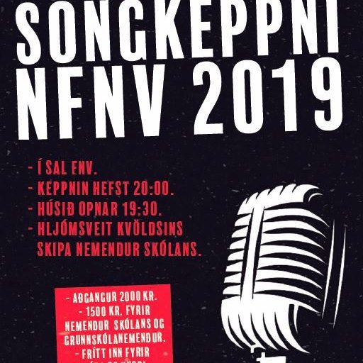 Söngkeppni NFNV 15. febrúar