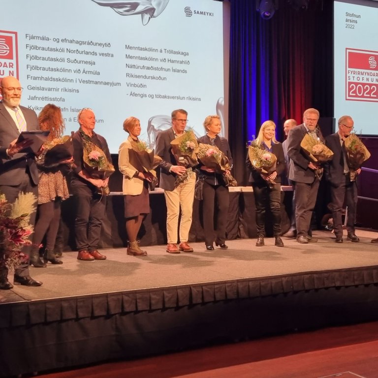 Frá afhendingu viðurkenninga