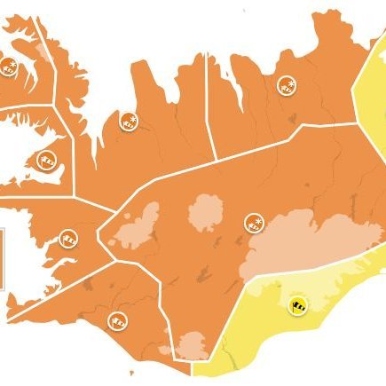 Tilfærsla prófa vegna veðurviðvörunar